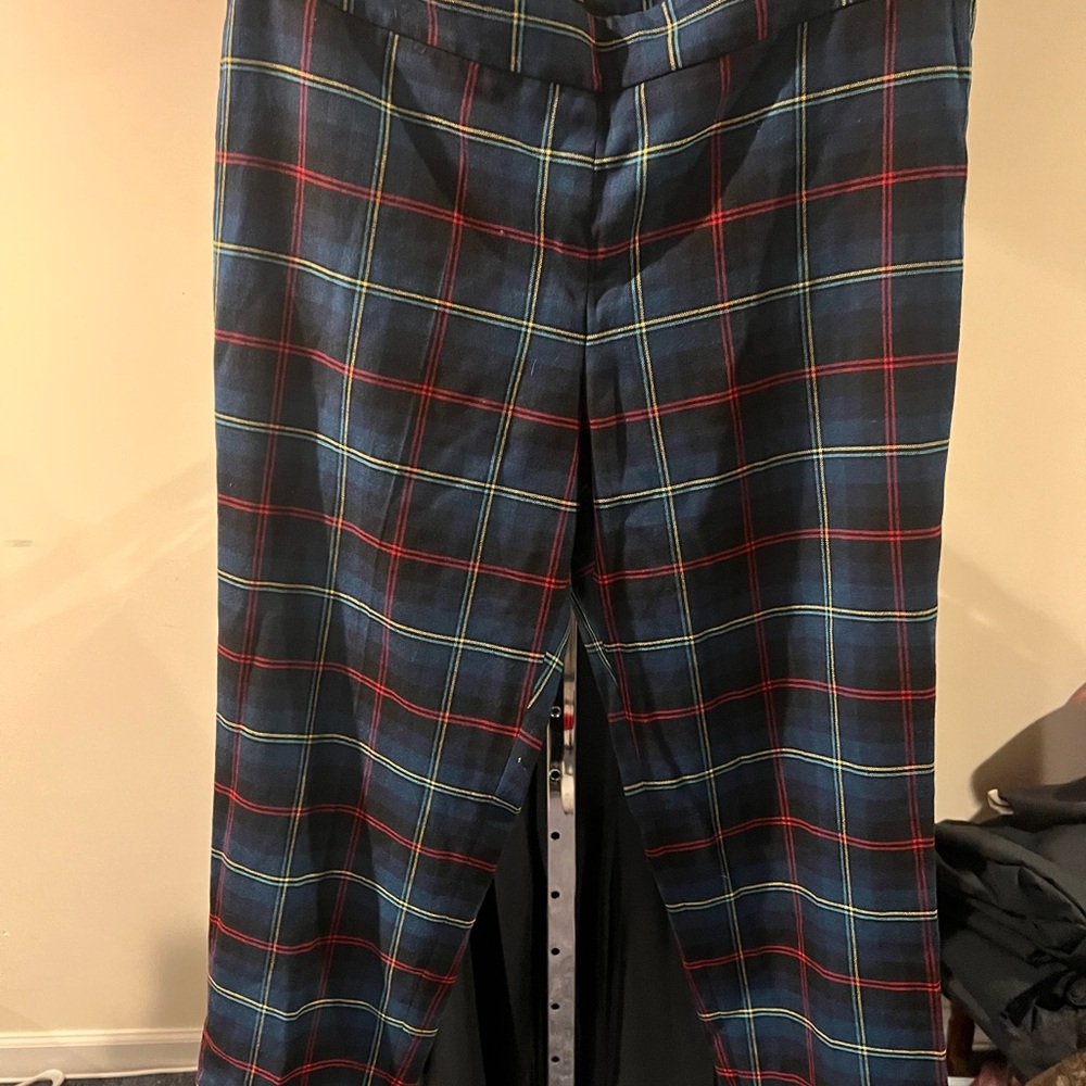 Talbots Heritage Plaid Trousers..NWOT
